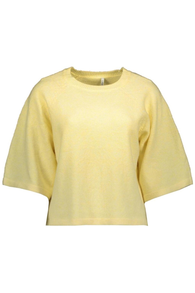 ONLGLORY LIFE 2/4 O-NECK EX KNT 15351150 LEMON MERINGUE